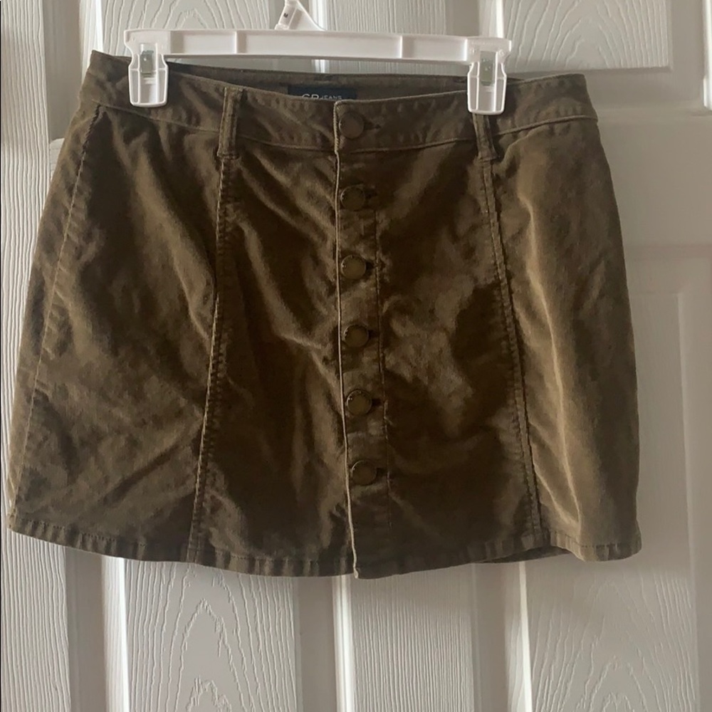 CP JEANS GREEN SKIRT (size 9)